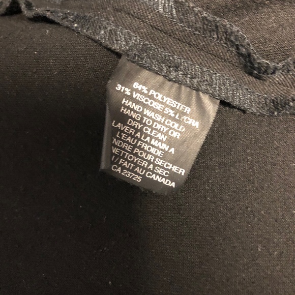 Talula Babaton Stretch Black High Slit Pencil Skirt - Picture 5 of 8